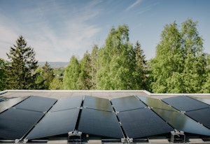 Solceller på taket av Lohøgda borettslag
